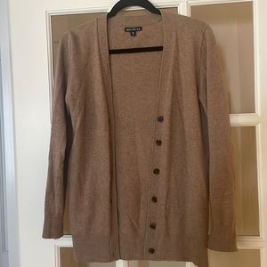 Tan J Crew Cardigan XS